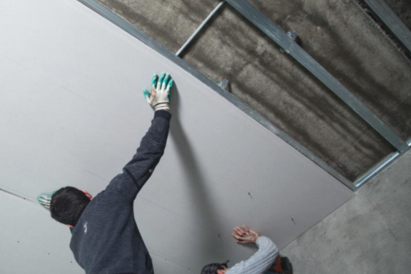 Instalación de gypsum